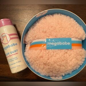 Megababe BodyDust powder and puff